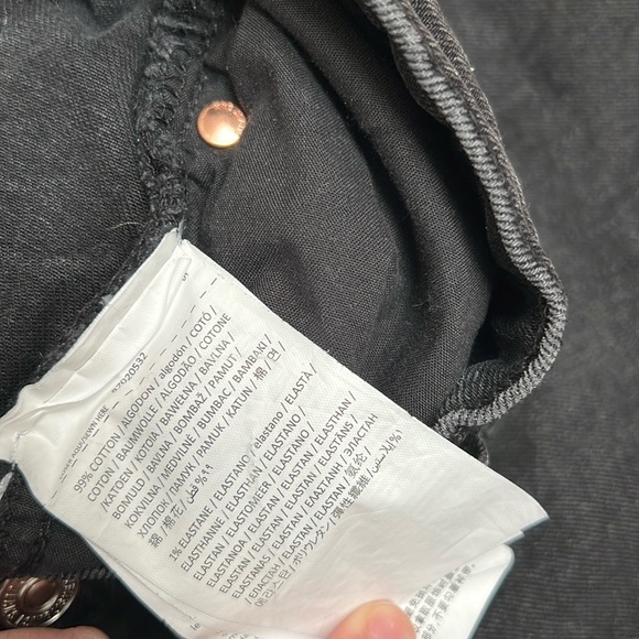 Mango mng mar jeans washed black denim color sz 14 - Picture 3 of 3